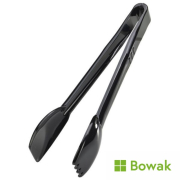 Salad Tongs 9" Black Polycarbonate