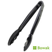 Utility Tongs 9" Black Polycarbonate