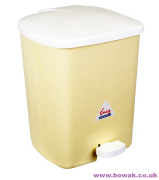 Pedal Bin Plastic 15 litre Beige