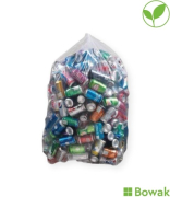 Jangro Waste Sacks Heavy Duty Clear 38"