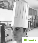 Chefs Toque Hat Size 10 (250mm tall)