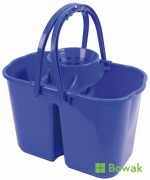 Duo Mop Bucket Dual 14L Blue