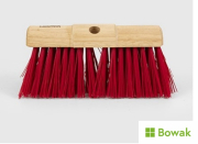 Yardbroom Head 13" Stiff Red PVC