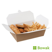 Multi Food Box 1950ml Compostable