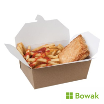 Multi Food Box 1250ml Compostable