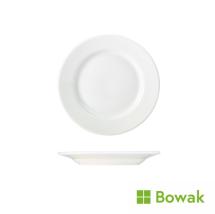 Genware Porcelain Classic Winged Plate 19cm/7.5inch White