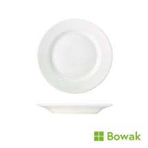 Genware Porcelain Classic Winged Plate 21cm/8.25inch White