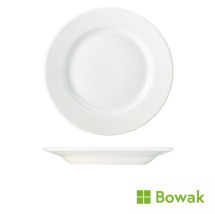 Genware Porcelain Classic Winged Plate 28cm/11inch White