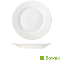Genware Porcelain Classic Winged Plate 31cm/12.25inch White