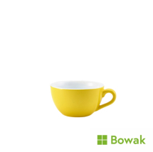 Genware Porcelain Bowl Shaped Cup 17.5cl/6oz Yellow