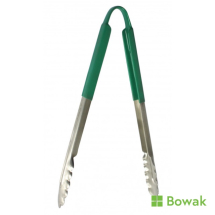 Utility Tongs 30cm Green Grip