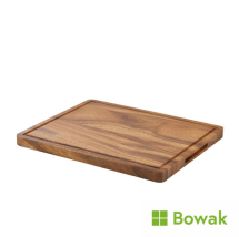 Genware Acacia Wood Serving Board 34 x 22 x 2cm