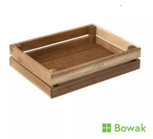 Acacia Crate 25 x 20cm