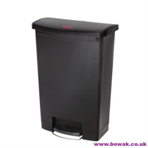 Slim Jim Front Pedal 90L Bin Black