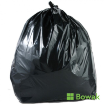 Jangro Contract Refuse Sacks Light Duty Black 33inch