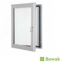 Display Case Silver A2 Lockable