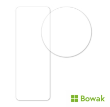 Labels Clear Blank DCG 2x6inch Permanent 165 per Roll